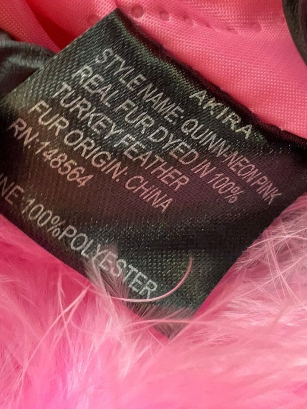 π¦πUBER GORGE!ππ¦LUXURIOUS OSTRICH FEATHER JACKET IN PINK - Picture 16 of 16